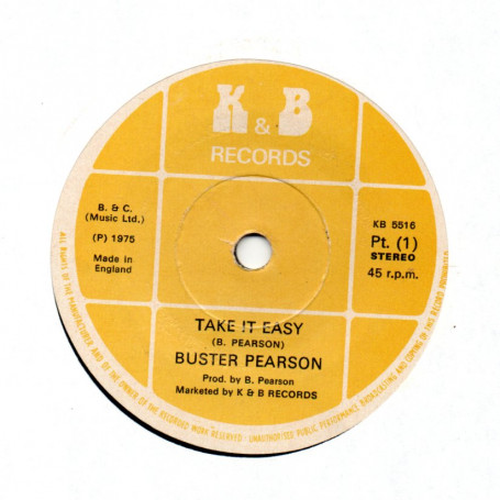 (7") BUSTER PEARSON - TAKE IT EASY / PART.2