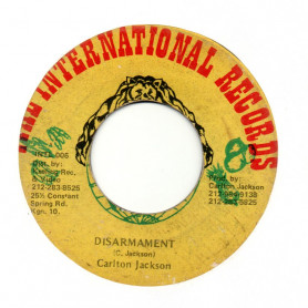 (7") CARLTON JACKSON - DISARMAMENT / ROOTS RADIX BAND - VERSION