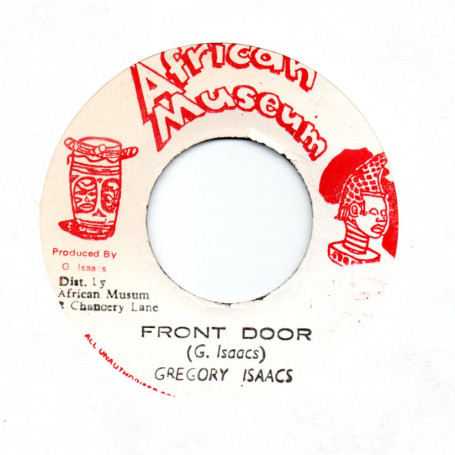 (7") GREGORY ISAACS - FRONT DOOR / CHANCERY LANE ROCK
