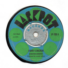 (7") WINSTON GROOVEY - FUNKY CHICKEN / SYMARONS - FUNKY CHICKEN VERS.2