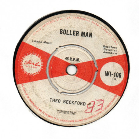 (7") THEO BECKFORD - BOLLER MAN / DAPHINE