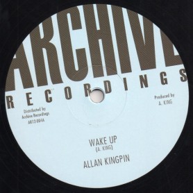 (12") ALLAN KINGPIN - WAKE UP / AQUIZIM - WAKE UP VERSION