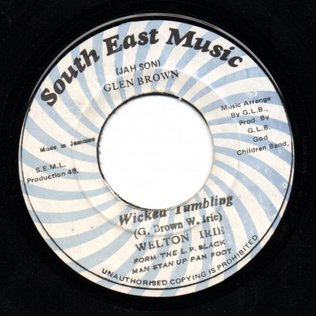 (7") WELTON IRIE - WICKED TUMBLING / VERSION