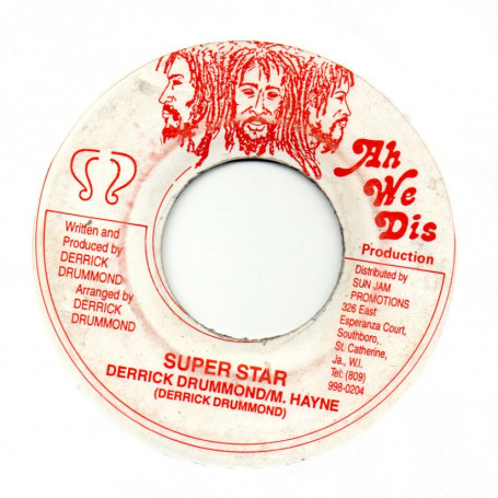 (7") DERRICK DRUMMOND & M HAYNE - SUPER STAR / DET. DICK TRACEY - CALL ON ME