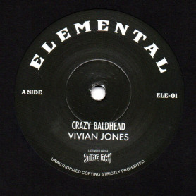 (7") VIVIAN JONES - CRAZY BALDHEAD / STINGRAY ALL STARS - CRAZY DUB