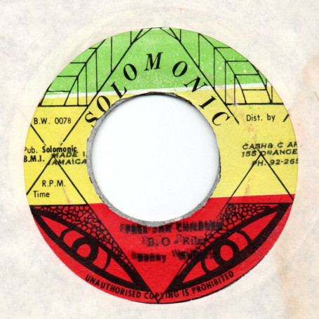 (7") BUNNY WAILER - FREE JAH CHILDREN / SOLOMONIC STARS - DUB WISE