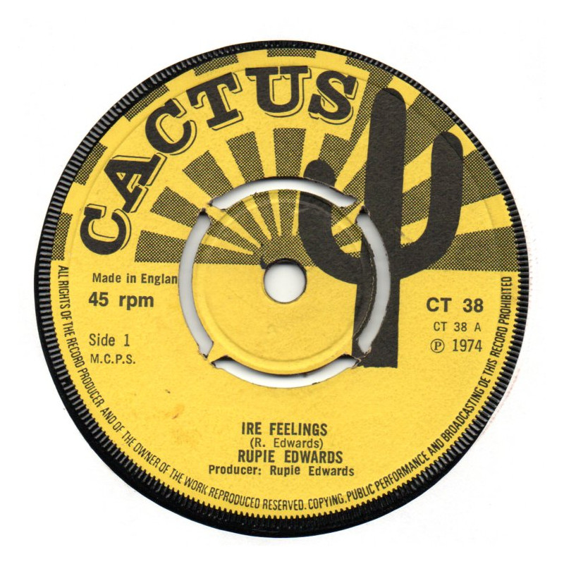 英LP Rupie Edwards Rupies Gems CTLP104 CACTUS /00260 Rupie Edwards – Rupie's Gems – Vinyl (LP, LP, Compilation