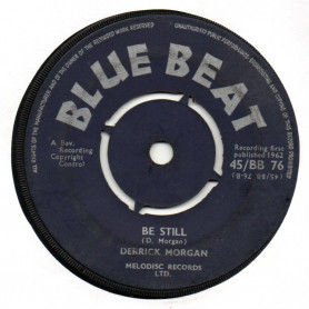 (7") DERRICK MORGAN - BE STILL / SUNDAY MONDAY