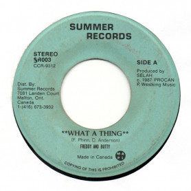 (7") FREDDY & BUTTY - WHAT A THING / SELAH VERSION
