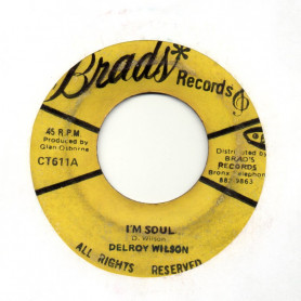 (7") DELROY WILSON - I'M SOUL  / BRAD'S ALLSTARS - SOUL EPISODE