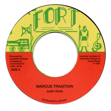 (7") JUSTIN HINDS - MARCUS TRADITION / VERSION