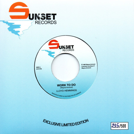 (7") LLOYD HEMMINGS - WORK TO DO / VERSION
