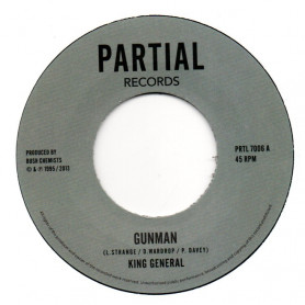 (7") KING GENERAL - GUNMAN / BUSH CHEMISTS - LICK A SHOT VERSION