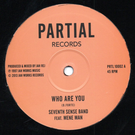 (10") SEVENTH SENSE BAND Feat MENE MAN / WHO ARE YOU - SEVENTH SENSE BAND - BRIMSTONE AND FIRE