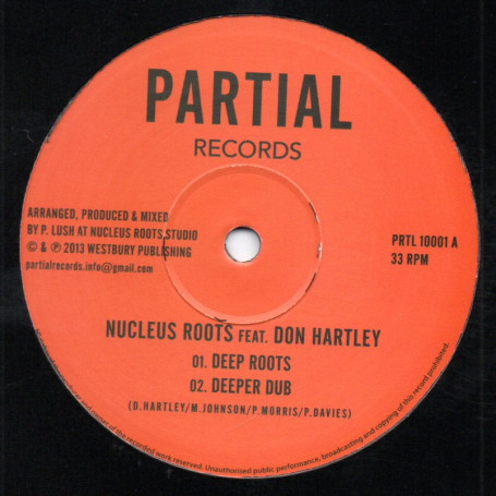 (10") NUCLEUS ROOTS Feat DON HARTLEY - DEEP ROOTS / DEEPER DUB