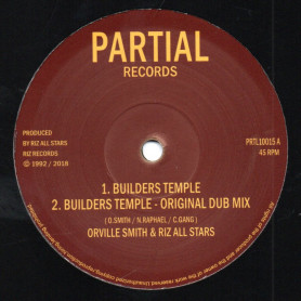 (10") ORVILLE SMITH - BUILDERS TEMPLE / RIZ ALL STARS - ORIGINAL DUB MIX