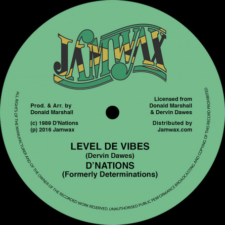 (12") D'NATIONS - LEVEL DE VIBES / VIBES VERSION