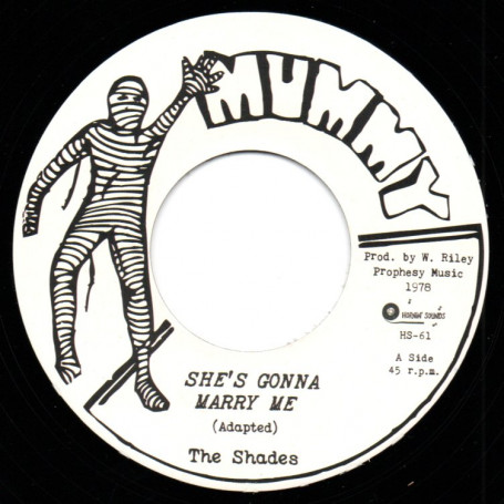 (7") THE SHADES - SHE'S GONNA MARRY ME / VERSION