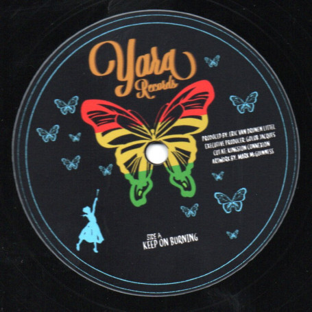 (12") CLEVER LEE - KEEP ON BURNING / KEEP ON BURNING DUB