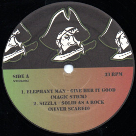(12") ELEPHANT MAN - GIVE HER IT GOOD / SIZZLA - SOLID AS A ROCK / BEENIE MAN - HOW / T.O.K - CHI CHI MAN