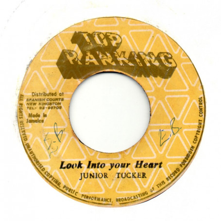 (7") JUNIOR TUCKER - LOOK INTO YOUR HEART / VERSION