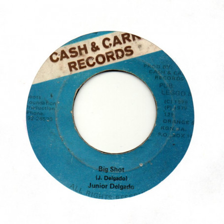 (7") JUNIOR DELGADO - BIG SHOT / VERSION