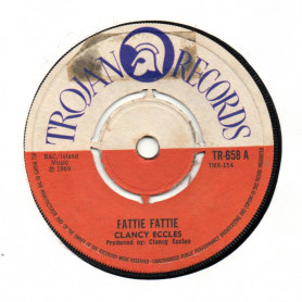 (7") CLANCY ECCLES - FATTIE FATTIE / SILVER STARS - LAST CALL