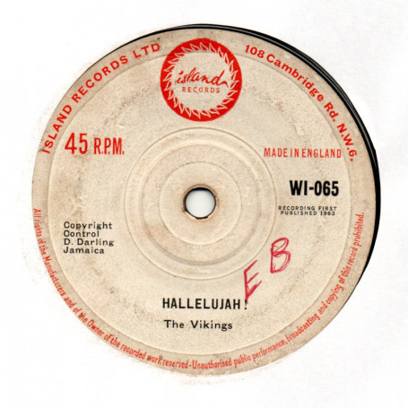 (7") THE VIKINGS - HALLELUJAH ! / HELPIN' AGES