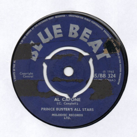 (7") PRINCE BUSTER'S ALL STARS - AL CAPONE / ONE STEP BEYOND
