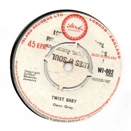 (7") OWEN GRAY - TWIST BABY / PATRICIA