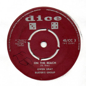 (7") OWEN GRAY & BUSTER'S GROUP - ON THE BEACH / YOUNG LOVER