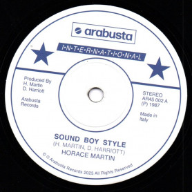 (7") HORACE MARTIN - SOUND BOY STYLE / CLEVIE & DANNY - DUB STYLE VERSION