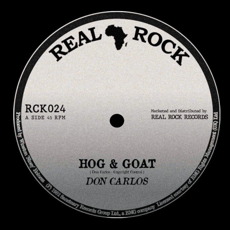 (7") DON CARLOS - HOG & GOAT / THE ROOTS RADICS - VERSION