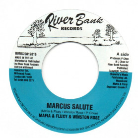 (7") MAFIA & FLUXY & WINSTON ROSE - MARCUS SALUTE / VERSION