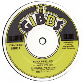 (10") SYLFORD WALKER - BURN BABYLON / JAH GOLDEN PEN