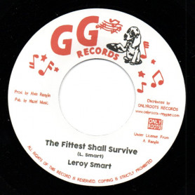 (7") LEROY SMART - THE FITTEST SHALL SURVIVE / GG's ALL STARS - DUB PART TWO