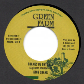 (7") KING SHARK - THANKS BE UNTO HIM / VERSION