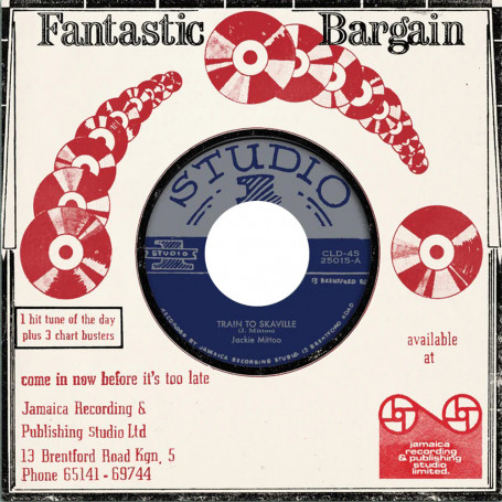 (7") JACKIE MITTOO - TRAIN TO SKAVILLE / JACKIE OPEL - GO WHEY