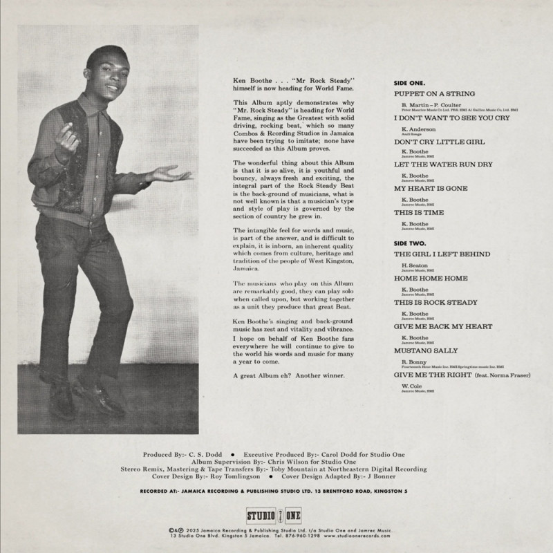 LP) KEN BOOTHE - MR ROCKSTEADY
