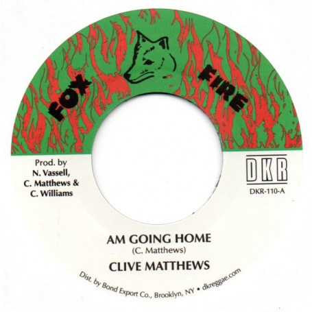 (7") CLIVE MATTHEWS - AM GOING HOME / HOP KI DO SKANK VERSION