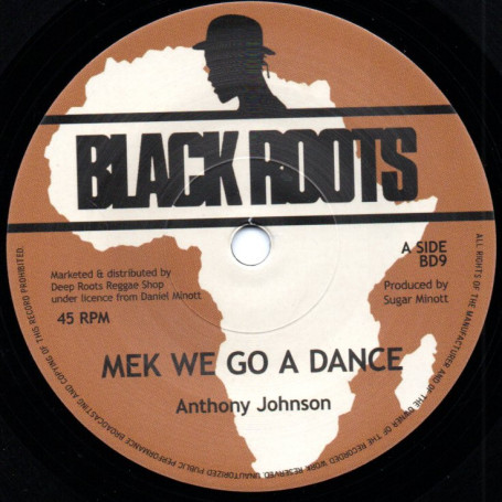 (7") ANTHONY JOHNSON - MEK WE GO A DANCE / VERSION
