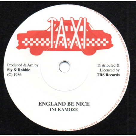 (7") INI KAMOZE - ENGLAND BE NICE / VERSION