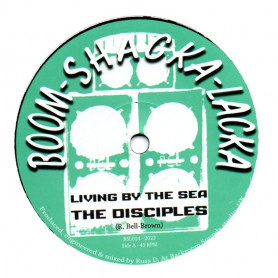 (10") THE DISCIPLES - LIVING BY THE SEA / ROCKSTONE DUB