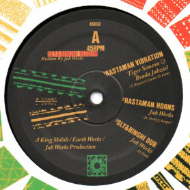 (12") TIGER SIMEON - RASTAMAN VIBRATION / LAVOSTI - REAL REGGAE WARRIORS
