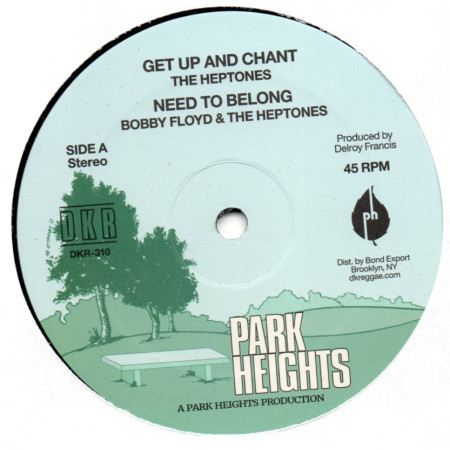(12") THE HEPTONES - GET UP AND CHANT / NEED TO BELONG / STRANGER COLE - NOT GUILTY