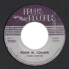 (7") COSMIC SHUFFLING - POOR M COLLINS / MEMORIES OF PLANS BOCHET