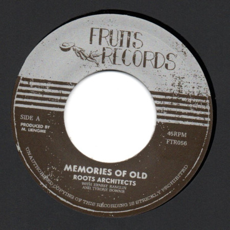 (7") ROOTS ARCHITECTS WITH ERNEST RANGLIN & TYRONE DOWNIE - MEMORIES OF OLD / VERSION