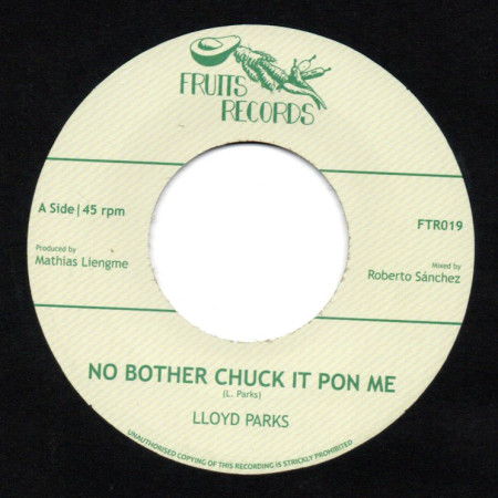 (7") LLOYD PARKS - NO BOTHER CHUCK IT PON ME / THE INSPIRATORS - NO BADDA DUB