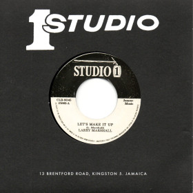 (7") LARRY MARSHALL - LET'S MAKE IT UP / BURNING SPEAR - FREE