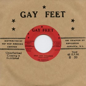 (7") THE VALENTINES, THE FUGITIVES ‎– STOP THE VIOLENCE / STOP THE VIOLENCE (PEACE TREATY)